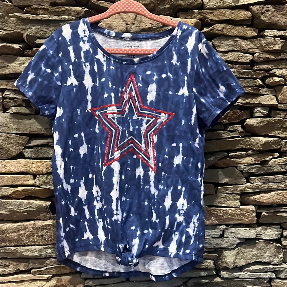 Jumping Beans Blue and White Star Tee!!!